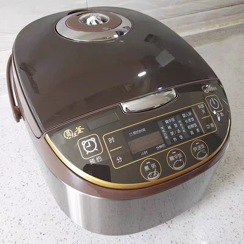 Midea/美的MB-WFS5017TM/5027R黑瓷鼎釜电饭煲5L家用智能大容量