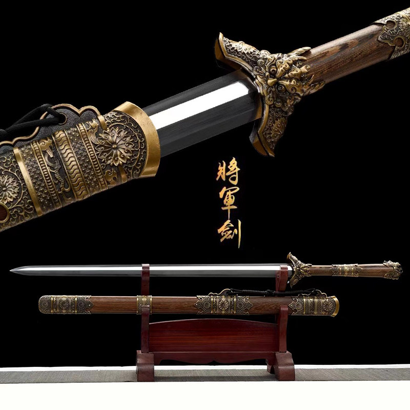 镜面将军剑镇宅古风龙泉刀剑
