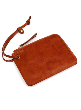 日韩原创植鞣牛皮零钱包男士真皮手腕带拉链驾驶证包卡包硬币包女