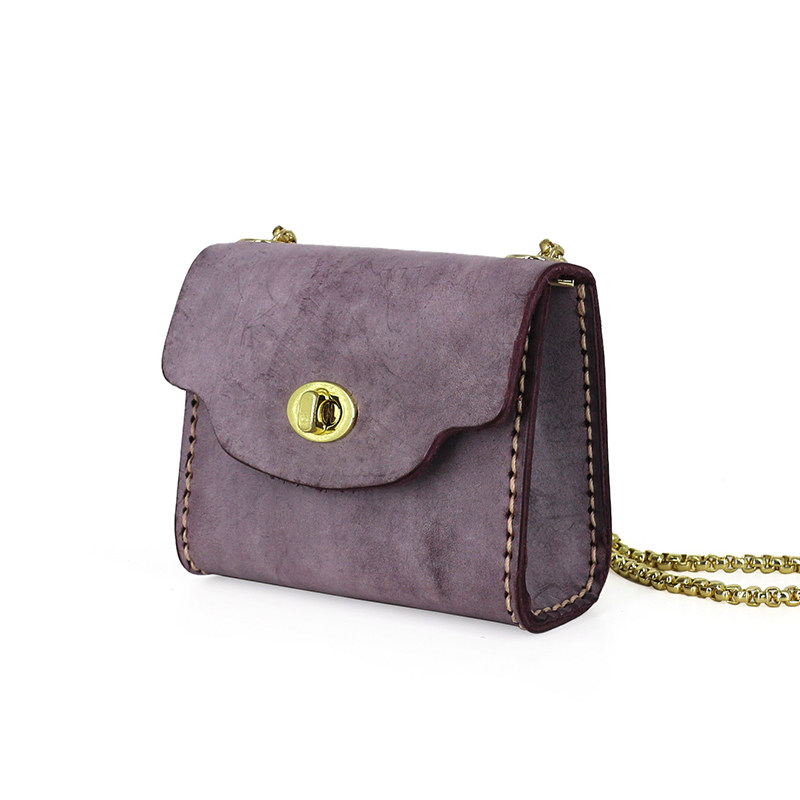 genuine leather Vegetable tanned The first layer cowhide Inclined shoulder bag manual Mini Chain bag ins fresh Red mouthin the Leather/Lady bags/Men's bag, Ms. bags  category - from Buy2taobao.com to provide professional Taobao agent buy service