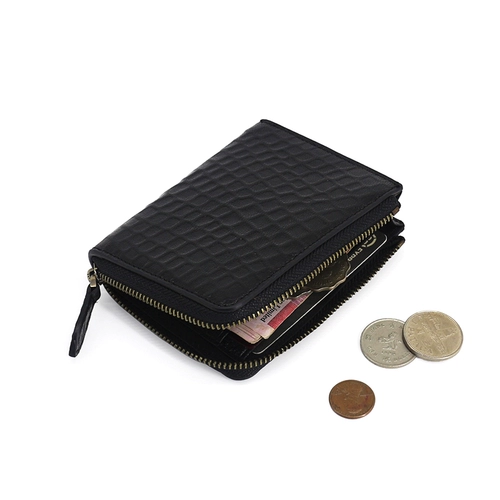 SEPTEMBER 27 DESIGNS Кожаный кошелек, сумка через плечо, картхолдер с молнией, монеты, воловья кожа, из натуральной кожи