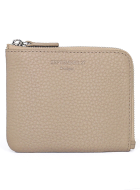 真皮头层牛皮荔枝纹零钱包女式小清新拉链硬币包驾驶证男便携卡包