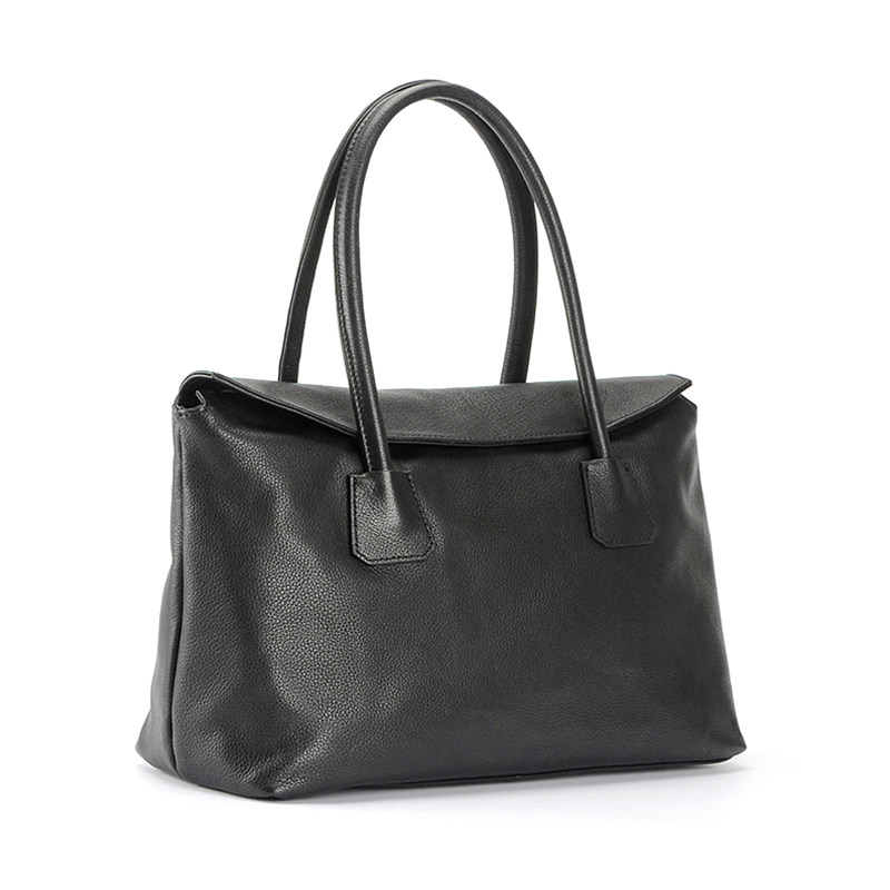 真皮头层牛皮复古女包手提包贝壳包通勤女包休闲商务OL手拎包简约