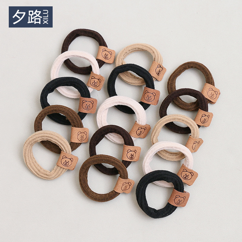 发圈布韩系简约高弹力