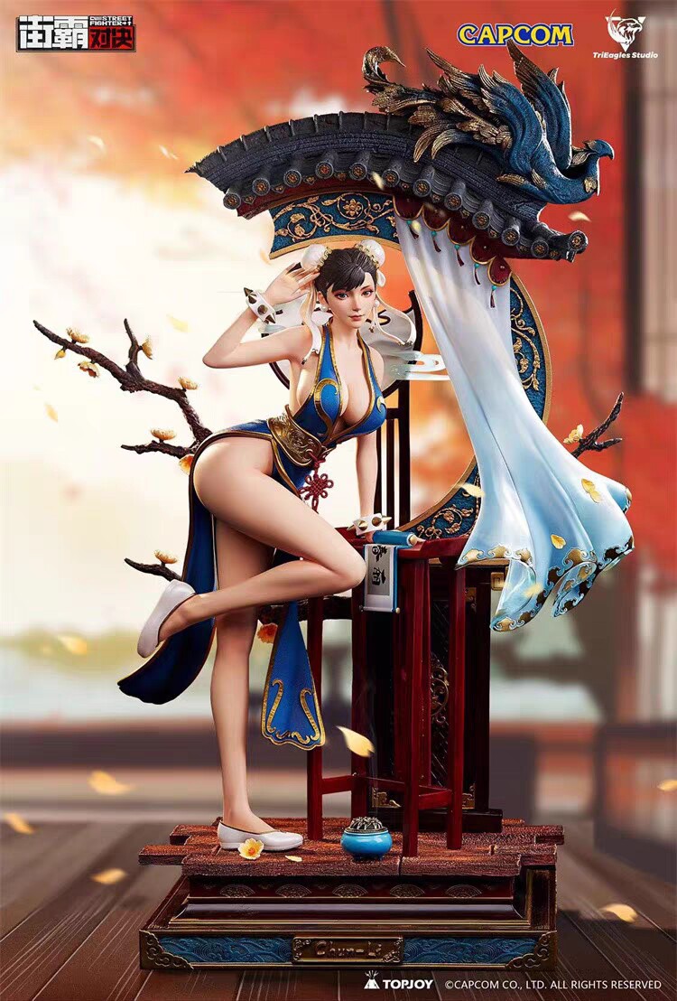 【现货】TES 春丽 1/4 CAPCOM授权 限量正版手办雕像【漫迷坊】