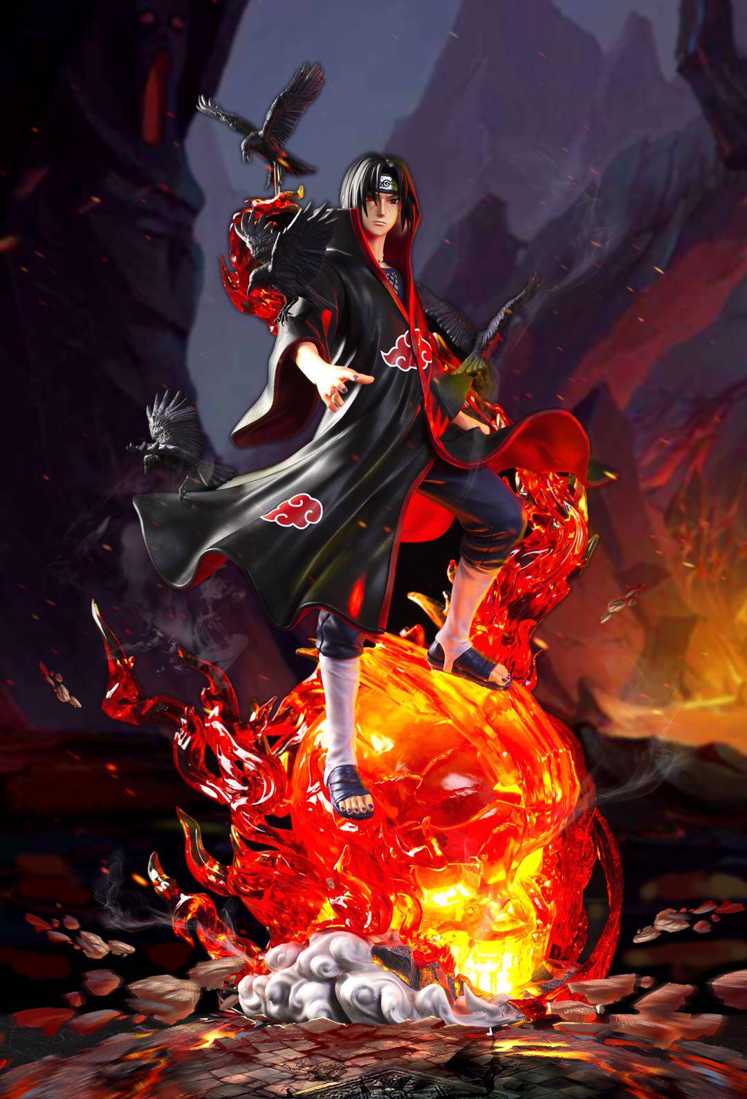 【现货】燃风×火烈鸟 火影忍者宇智波鼬共鸣 限量雕像【漫迷坊】