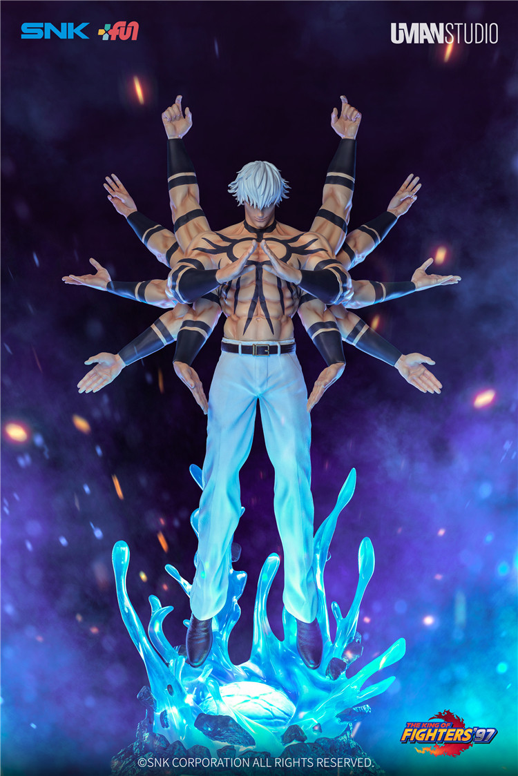 【现货】uman 悠慢 拳皇97游戏 大蛇 snk正版授权 限量gk模型雕像