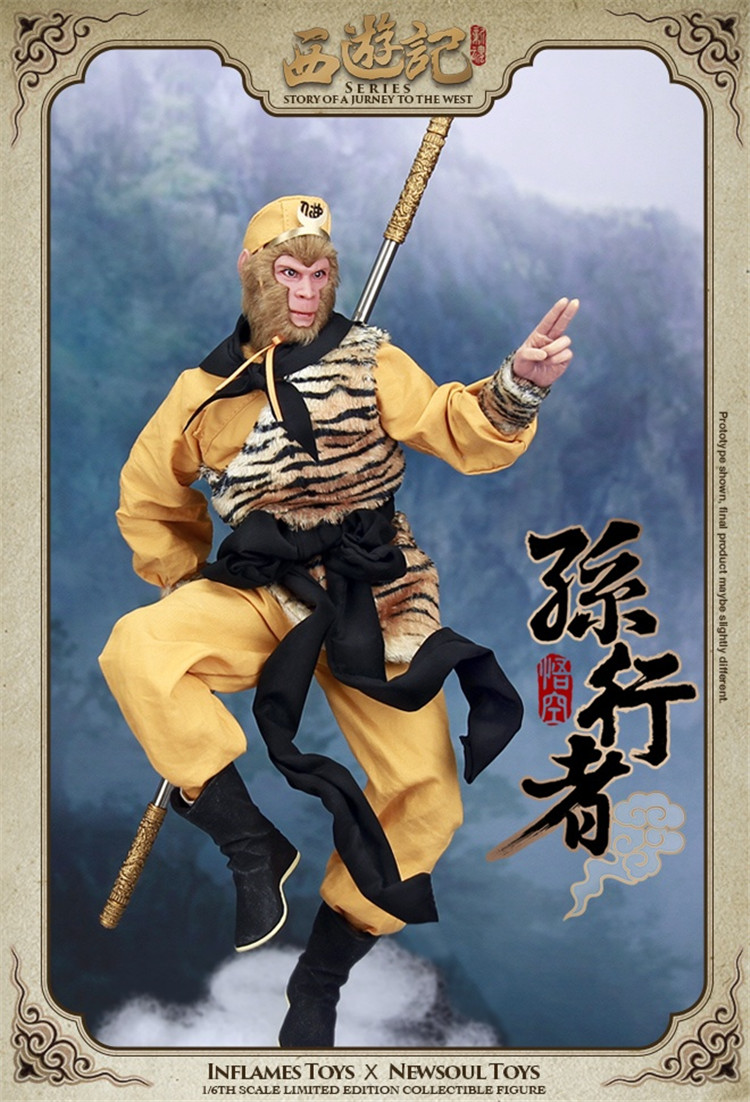 INFLAMES TOYS 1/6 西游记 孙悟空 3.0 孙行者 三头雕 可动人偶