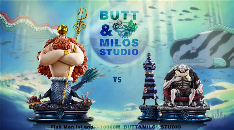 【现货】BMS 鱼人岛龙宫城与鱼人街 人鱼国王尼普顿 霍迪琼斯