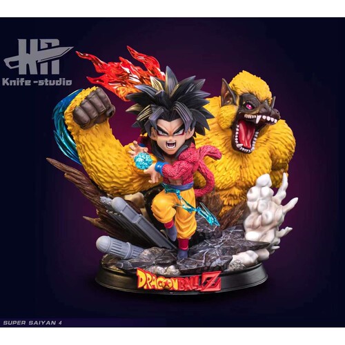 现货 刀仔工作室Knife Studio 超四悟空 龙珠GT超四系列 限量手办