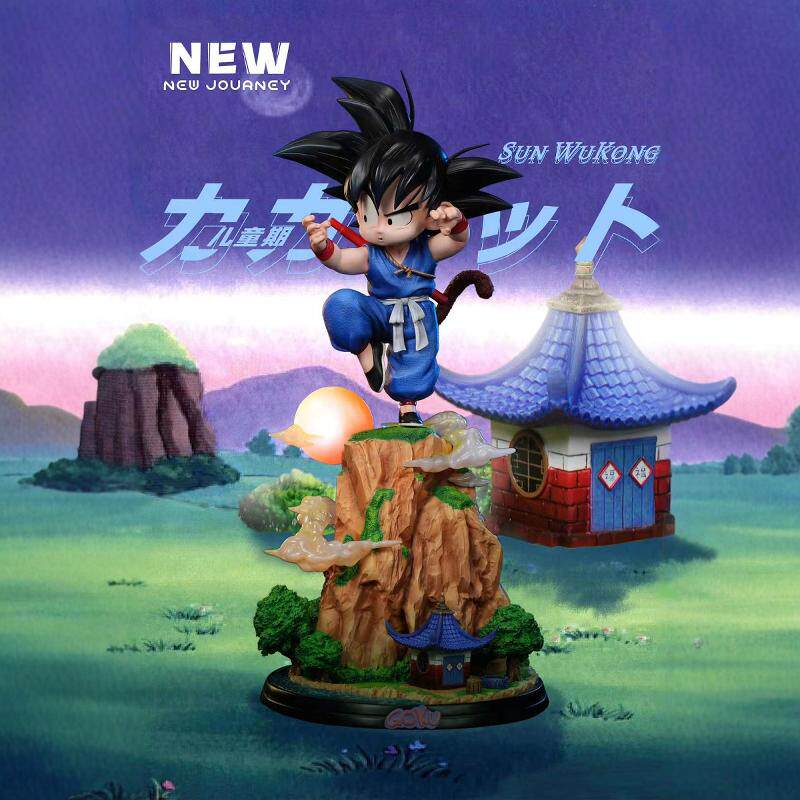 【现货】NEW JOURNEY 童年悟空 七龙珠 限量手办雕像【漫迷坊】