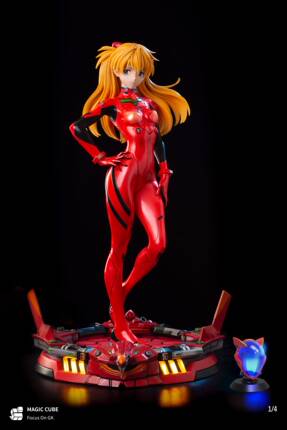 【现货】 魔方 明日香 EVA 1/4 新福音战士 限量gk模型手办雕像