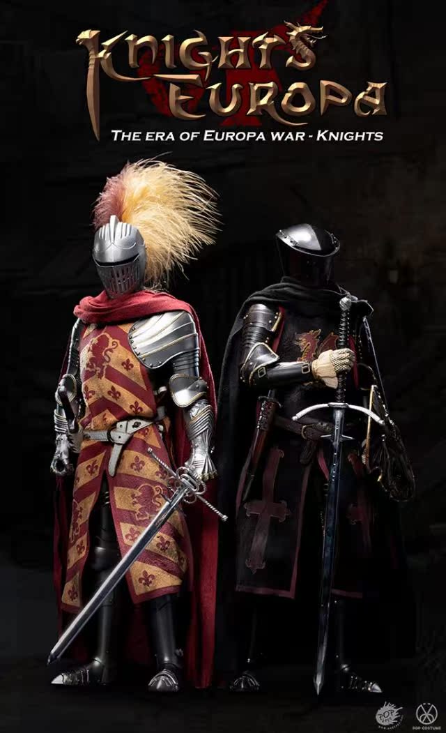 【现货】poptoys 1/6 狮鹫骑士 飞龙骑士 战马 合金铠传