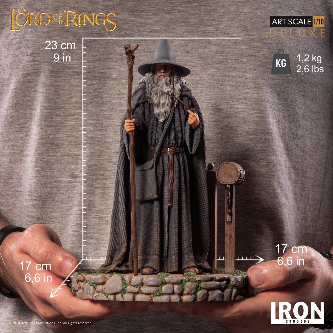 【现货】巴西厂 IRON STUDIOS 魔戒 指环王 甘道夫 Gandalf 手办