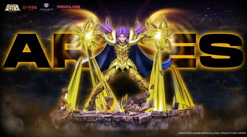 【现货】铸刻 Masami Kurumada 黄金圣斗士 白羊座 穆 雕像