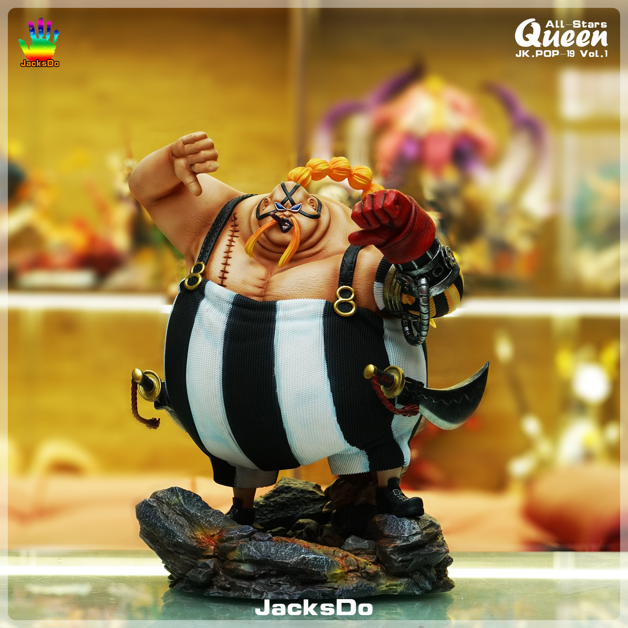 【现货】jacksdo凯多团三灾疫灾奎因(queen) 雕像 手办【漫迷坊】