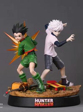 【现货】Espada Art 小杰与奇犽 1/6 全职猎人 正版手办雕像