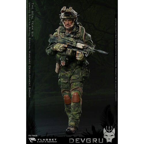 【现货】FLAGSET 1/6 美国海豹6队 DEVGRU 丛林斩首行动 73020
