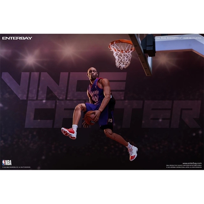 现货 ENTERBAY RM-1096 1/6 NBA 文斯 卡特 蜡像级 可动人偶 兵人
