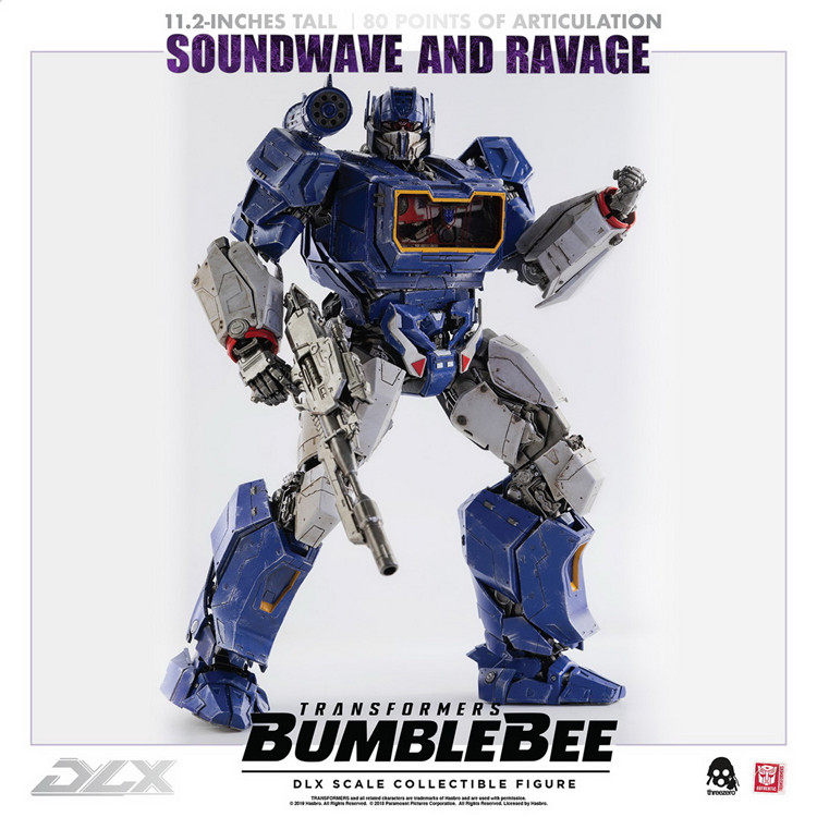 【现货】Threezero DLX合金板 变形金刚外传 大黄蜂 声波 机器狗