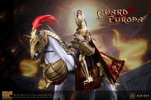 【现货】 POPTOYS 1/6铠传 欧罗巴战纪 鹰之守护纯铜金甲鹰骑卫队
