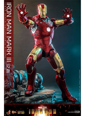 现货 HOTTOYS HT 1/6 MMS664D48 钢铁侠 MK3 2.0 合金 托尼 可动