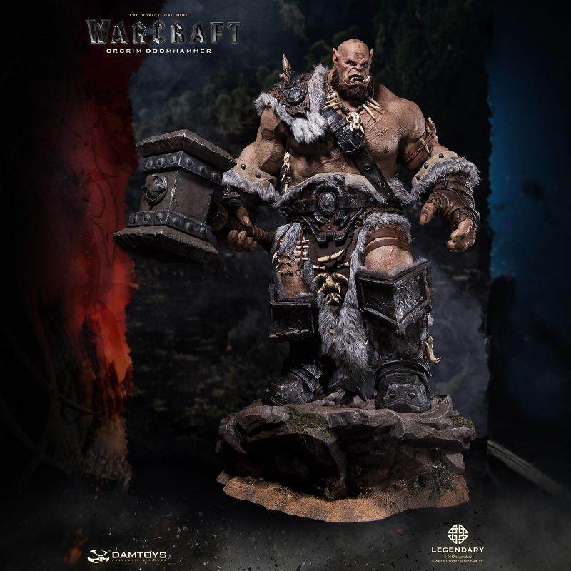 【现货】DAMTOYS DMLW02 史诗系列 电影 魔兽 奥格瑞姆 28寸 雕像