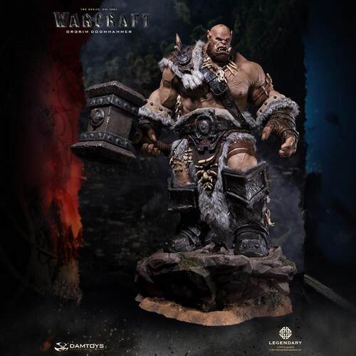 【现货】DAMTOYS DMLW02 史诗系列 电影 魔兽 奥格瑞姆 28寸 雕像