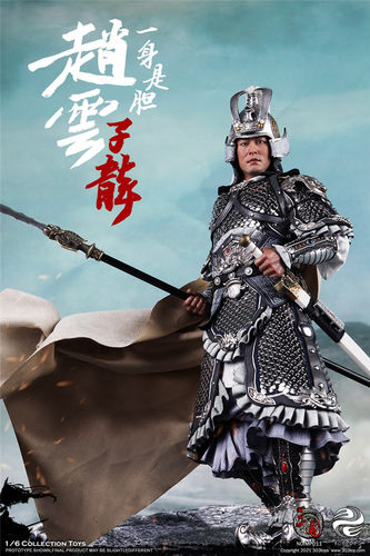 【现货】303TOYS 1/6 三国常胜将军 赵云 子龙 白龙驹 纯铜匠心版