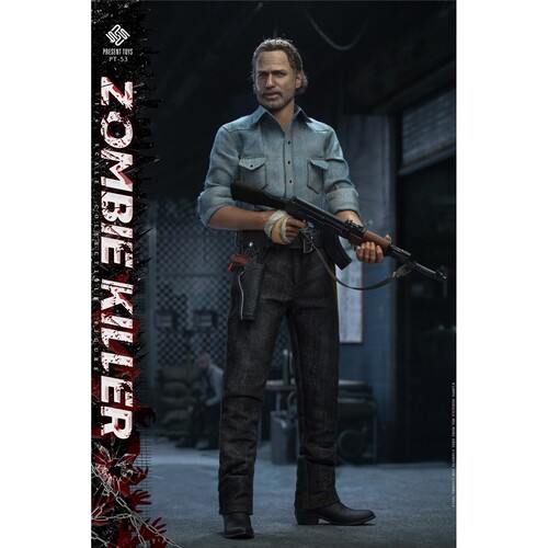 【现货】PRESENT TOYS 1/6 PT-sp53 丧尸杀手 行尸走肉 瑞克 可动