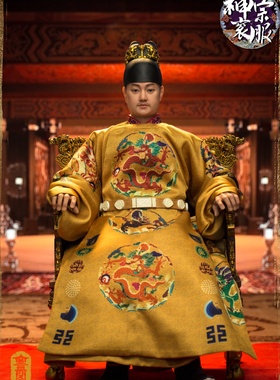 【现货】空灵阁 1/6 明神宗 行宫宝座 朱翊钧 朝服版 兵人模型