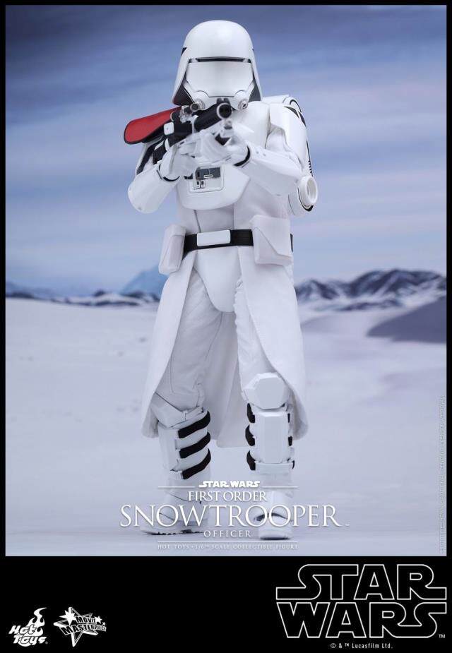 【现货】HOTTOYS 星球大战7 第一秩序 雪地白兵 军官 可动兵人