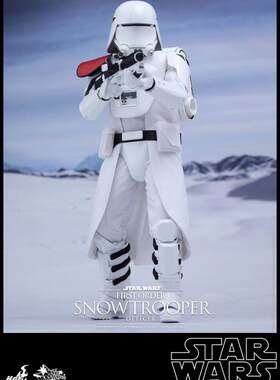 【现货】HOTTOYS 星球大战7 第一秩序 雪地白兵 军官 可动兵人