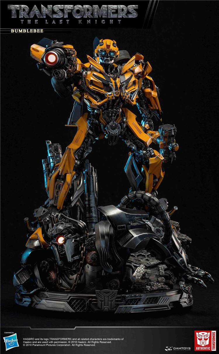 【现货】DAMTOYS CS013 变形金刚5 最后的骑士 23寸 大黄蜂 雕像