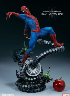 【现货】Sideshow 300676 22.5寸 漫威 Spider-Man 蜘蛛侠 GK雕像