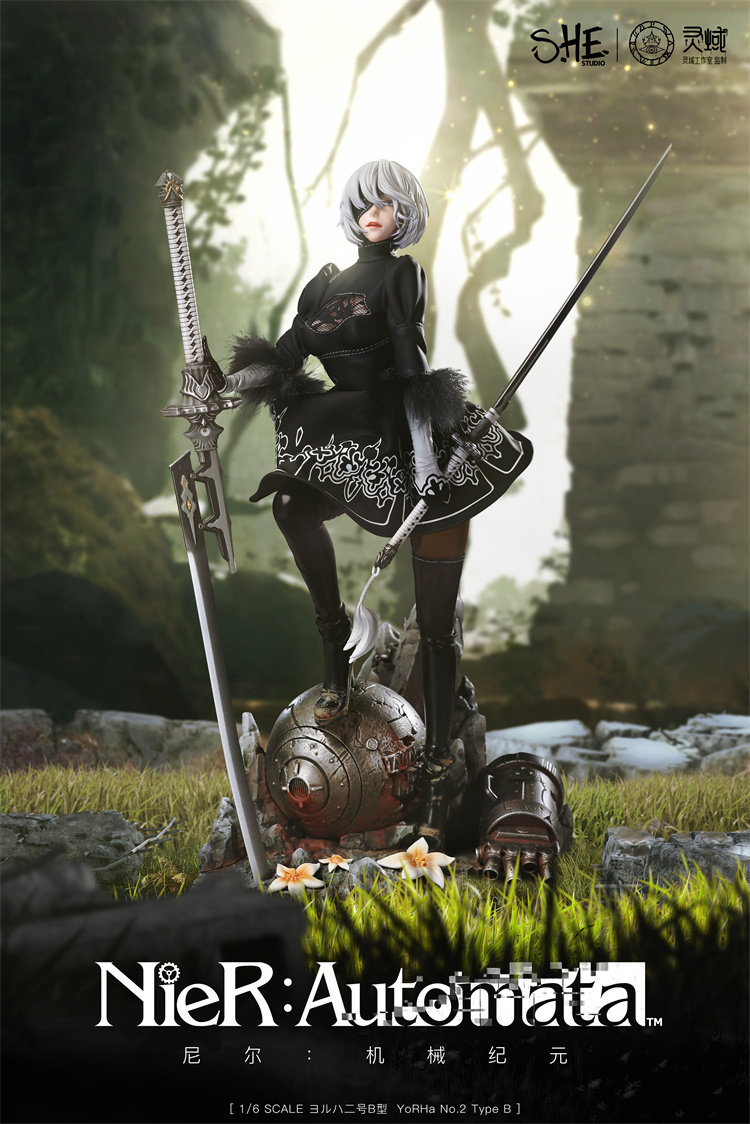 【现货】灵域 s.h.e 2b小姐姐 限量gk手办雕像【漫迷坊】