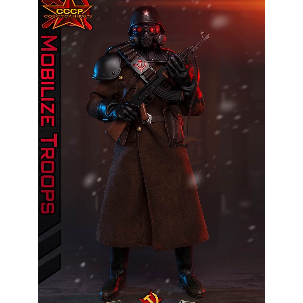 【现货】FLAGSET 1/6 兵人 73046红色警戒 苏联动员兵 手办模型