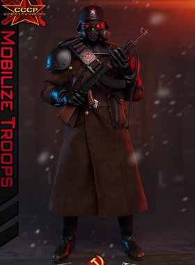 【现货】FLAGSET 1/6 兵人 73046红色警戒 苏联动员兵 手办模型