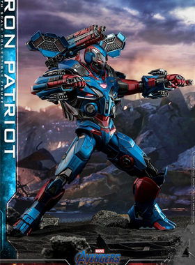 【现货】HotToys HT 1/6 MMS547D34 复联4终局之战 钢铁爱国者2.0