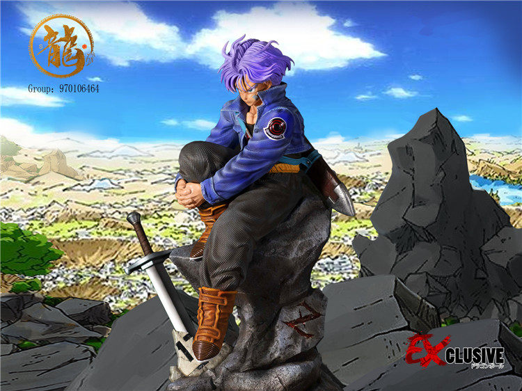 【现货】龙 龍工作室 最后的战士 特兰克斯 七龙珠限量手办雕像