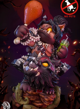 【现货】核玩 Leviathan 魔兽 咆哮喵 地狱咆哮 地狱吼 手办雕像