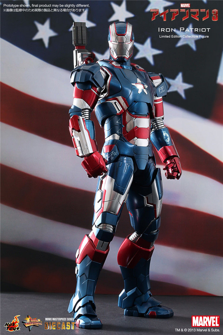 【现货】HotToys 1/6 压铸系列 钢铁侠3 钢铁爱国者【漫迷坊】
