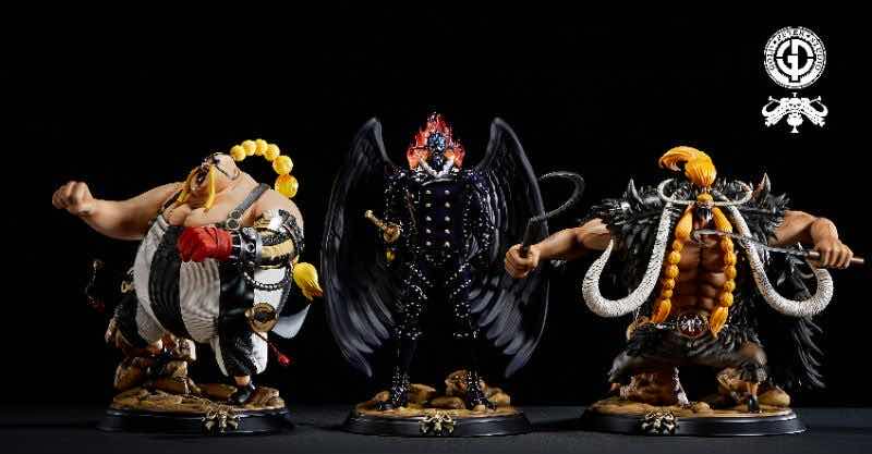 【现货】gps 凯多海贼团三灾 奎因 杰克 烬king 限量手办雕像