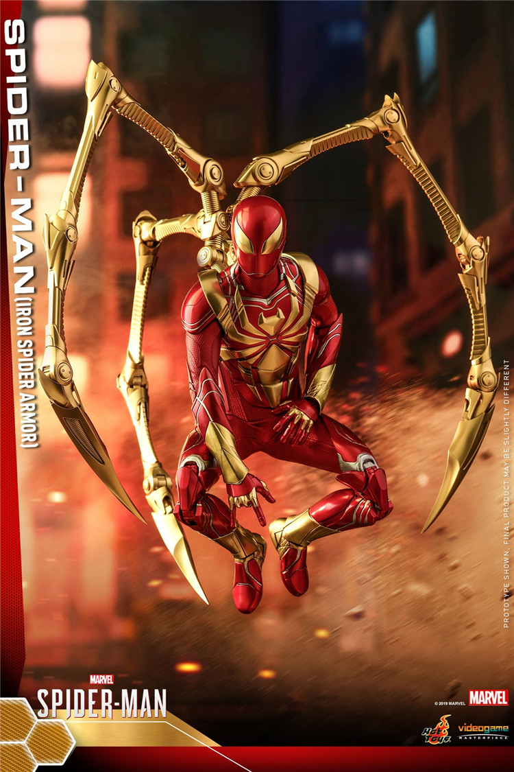 【现货】HOTTOYS HT 1/6 VGM38 游戏版 漫威蜘蛛侠 钢铁装甲战衣