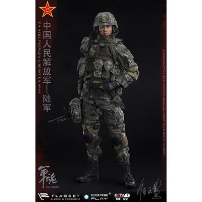 【现货】FLAGSET 1/6 中国 军魂系列 陆军机枪手 73019 任天野