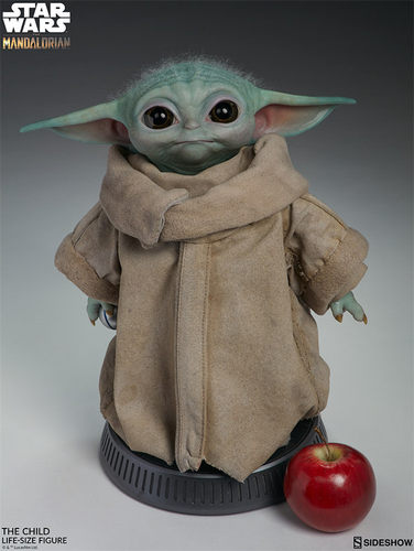 现货 Sideshow 400369 星球大战 曼达洛人 尤达宝宝 1/1比例 雕像