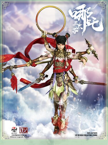 【现货】303TOYS x偶之相 1/6 国风传奇系列-哪吒三太子 可动人偶