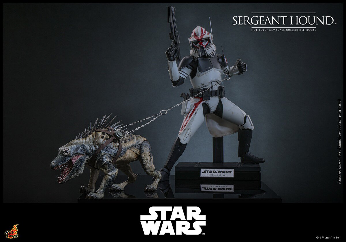 Hot Toys 1/6 星球大战 克隆人战争 猎犬中士 TMS167 可动人偶