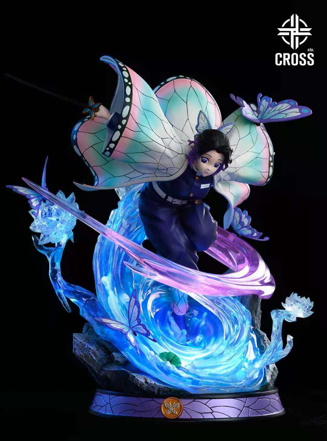 【现货】cross 鬼灭之刃 蝴蝶忍 虫柱gk 限量雕像手办模型