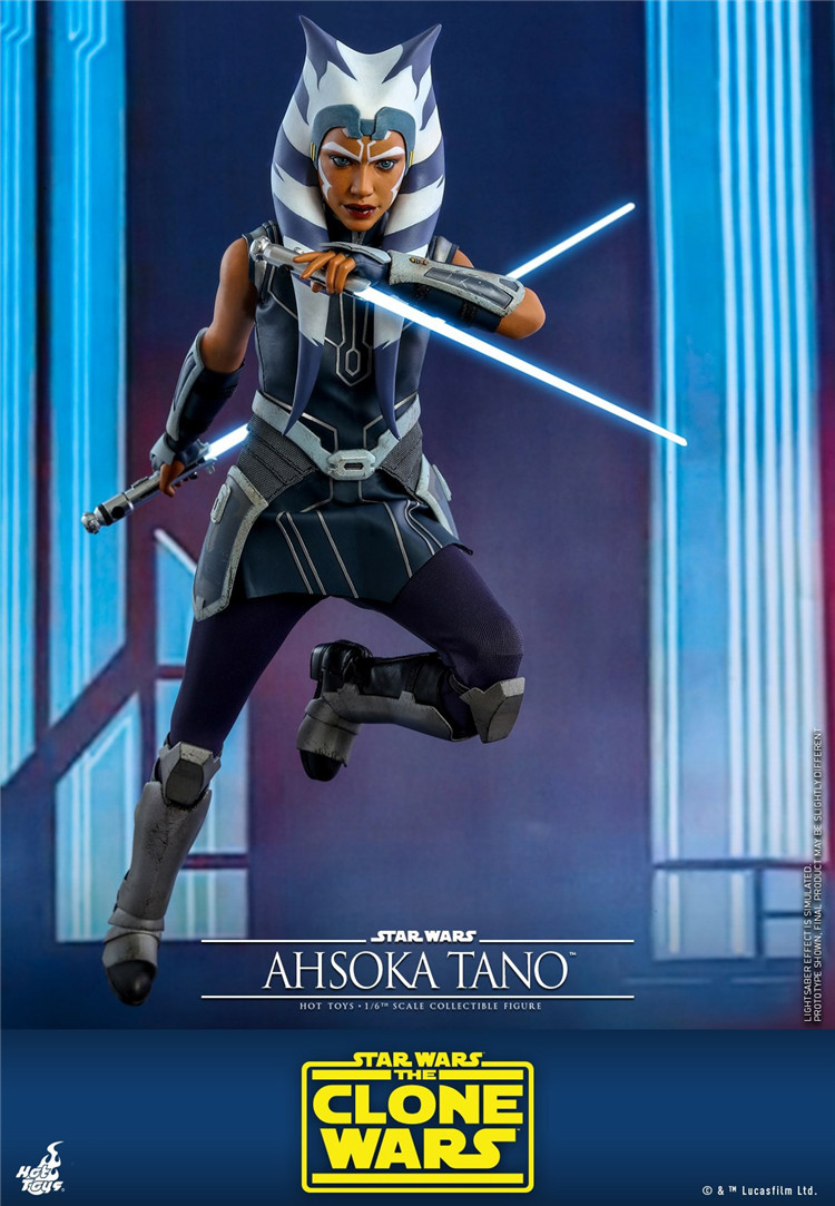 【现货】HOTTOYS HT 1/6 TMS021 星球大战 克隆战争 阿索卡·塔诺